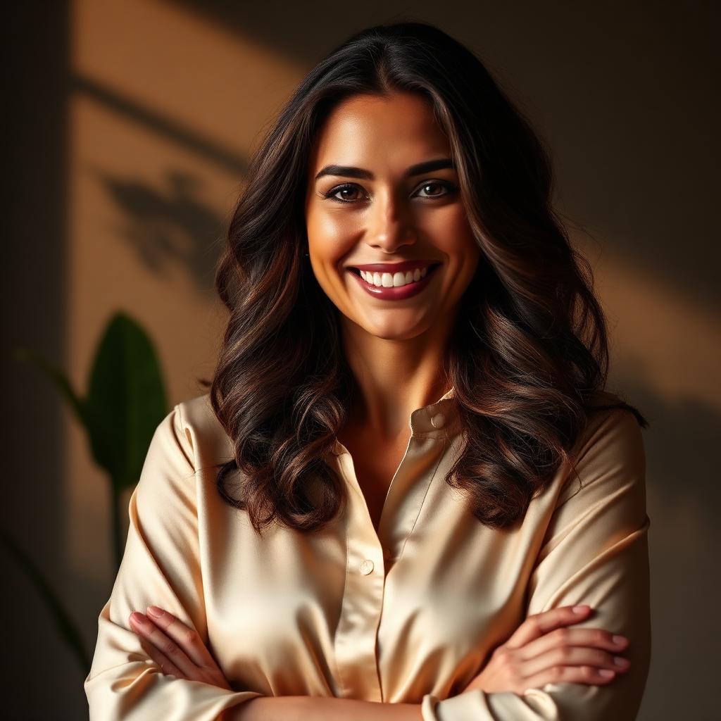 Retrato da fisioterapeuta Cláudia